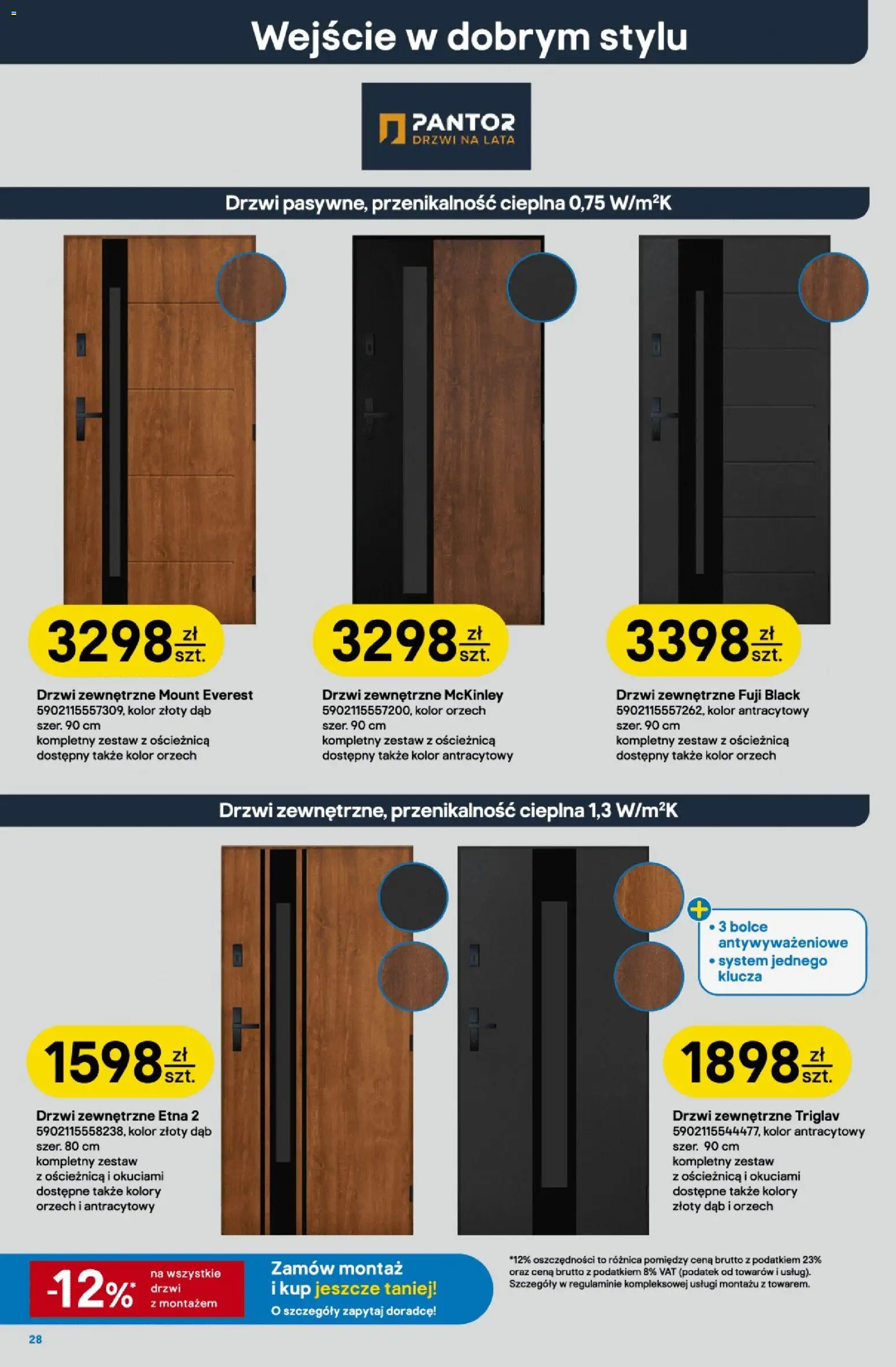 Castorama gazetka od 14.10.2026 | Strona: 28 | Produkty: Drzwi