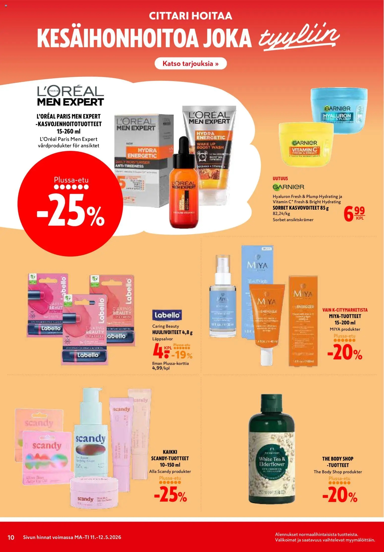 K-Citymarket tarjoukset – voimassa 11.05.2026 alkaen | Sivu: 10