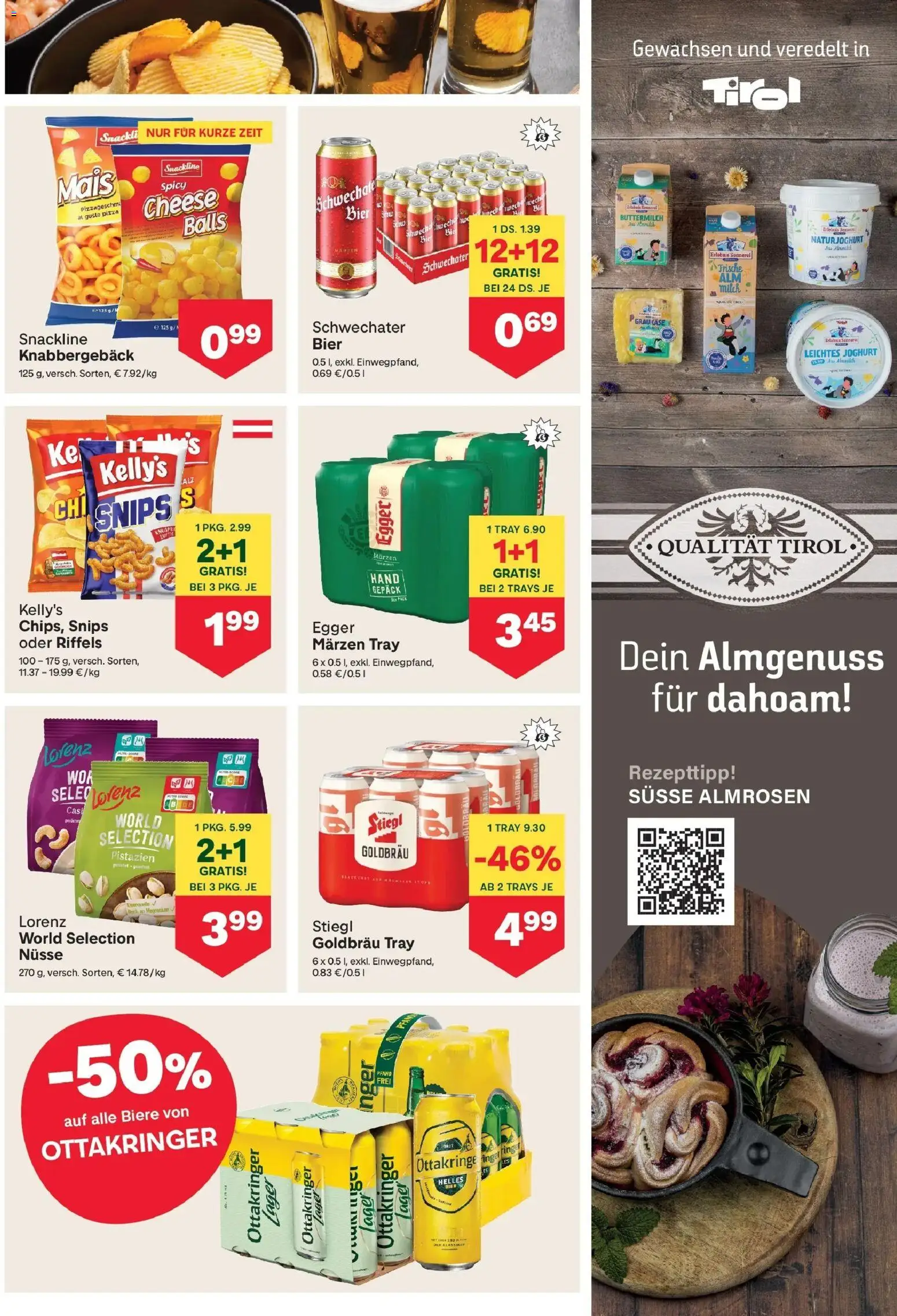MPREIS Pfunds von 06.08.2026 - Aktuelle Angebote | Seite: 9 | Produkte: Mais, Milch, Joghurt, Bier
