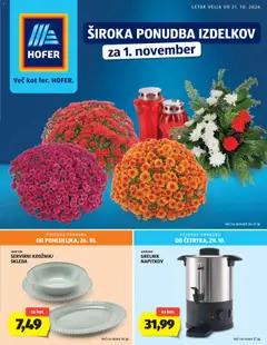 Hofer katalog akcije – veljaven od 21.10.2026