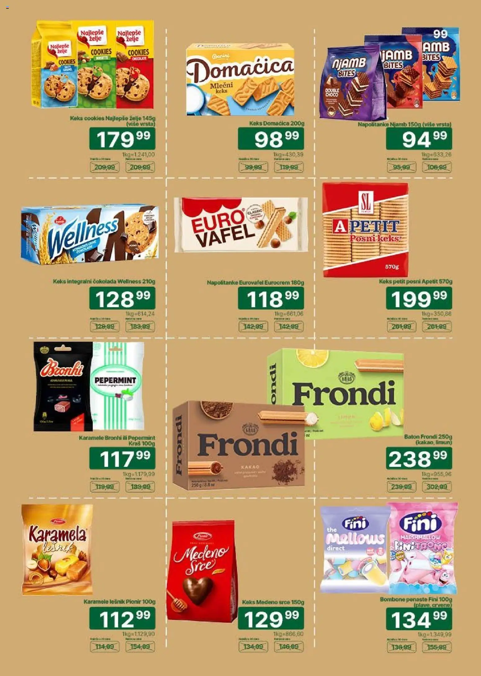 Univerexport katalog - važi od 25.05.2026 | Strana: 19 | Proizvode: Bombone, Lešnik, Čokolada, Napolitanke