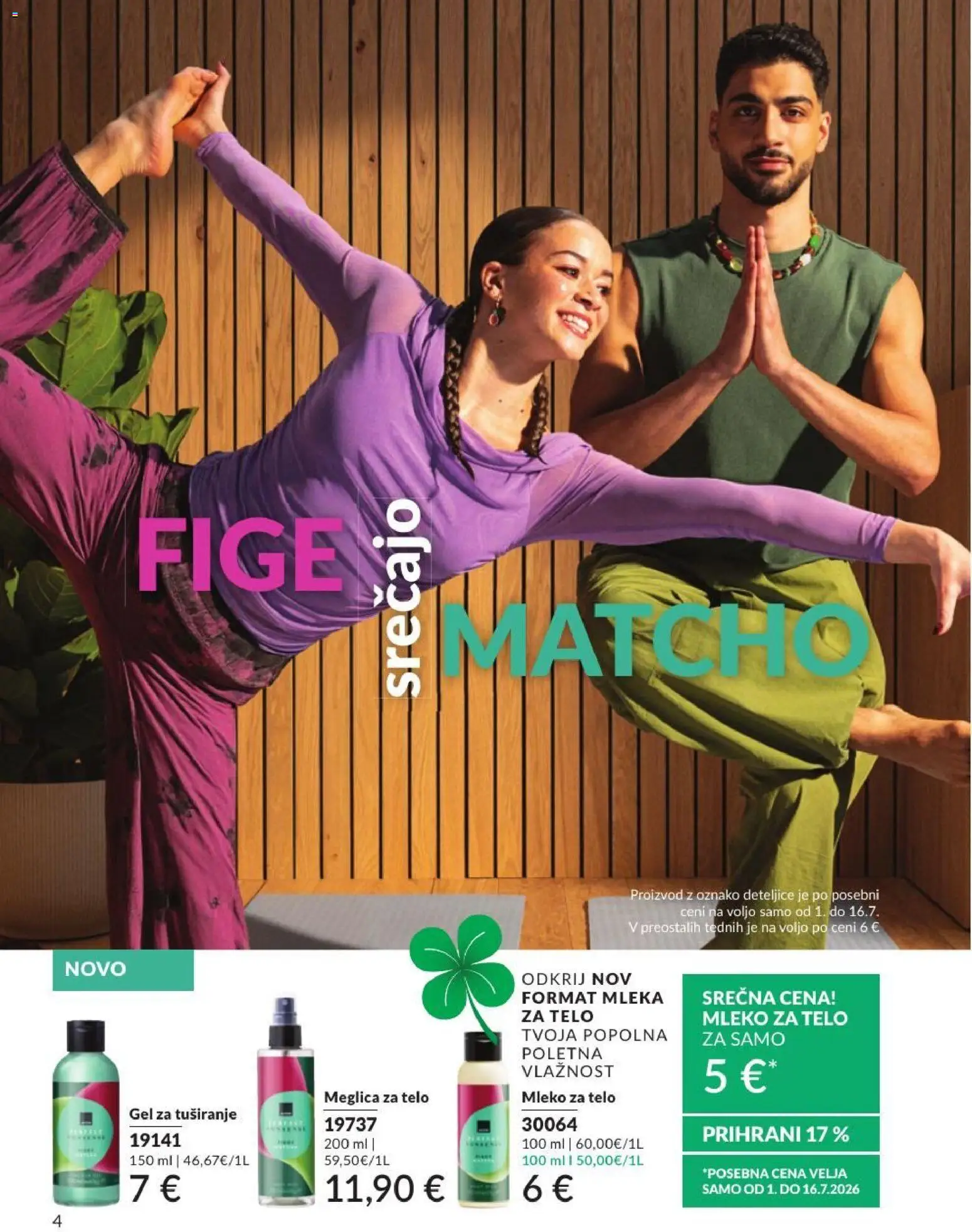 Novi Avon katalog ponudbe – veljaven od 30.06.2026 | Stran: 4 | Izdelki: Mleko, Mleko za telo, Gel za tusiranje