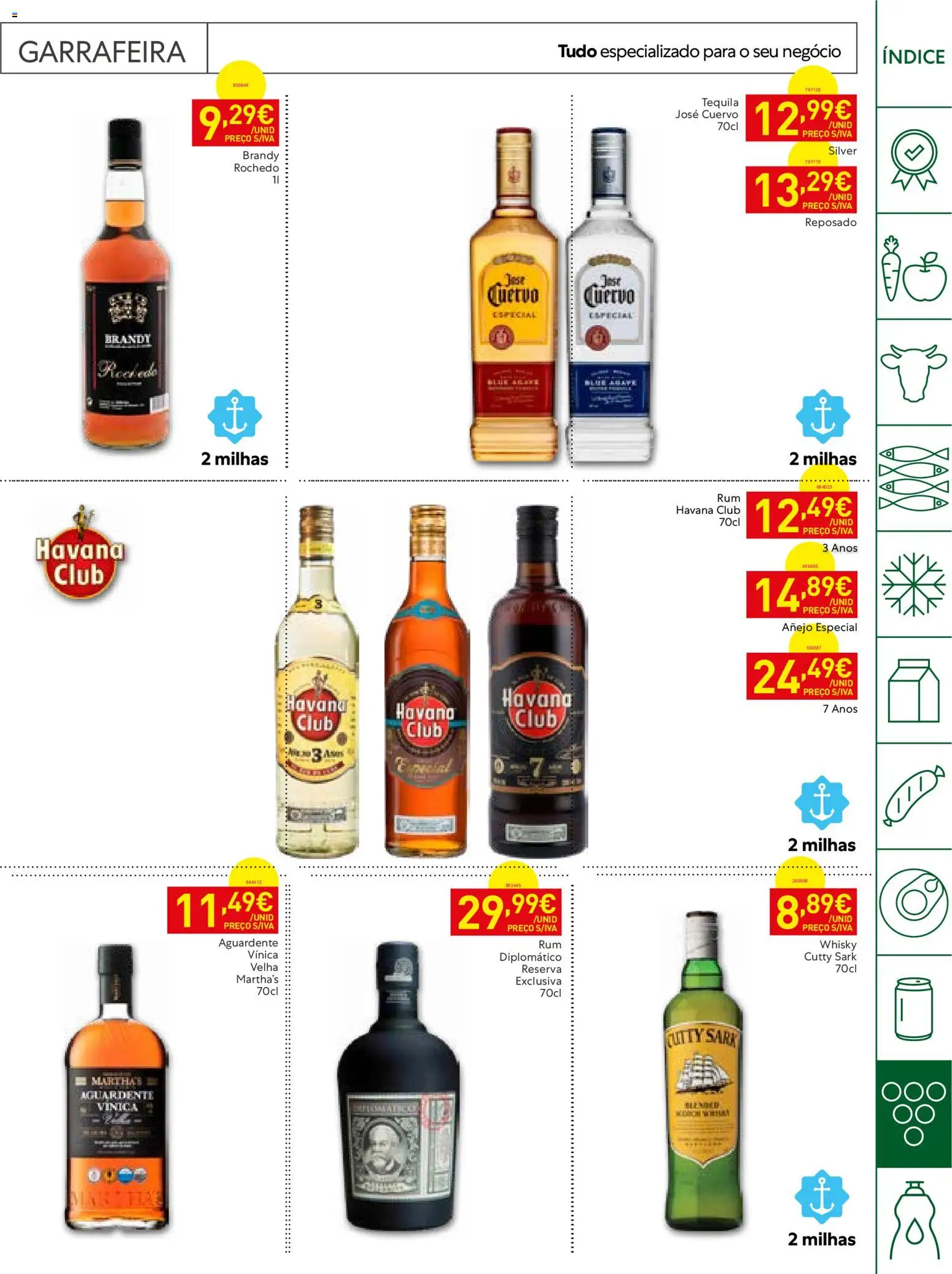 Recheio folheto Horeca │ válido de 13/10/2026 | Página: 27 | Produtos: Whisky, Havana, Brandy, Tequila