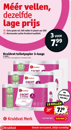 Kruidvat folder week 29 - Voorbeeld van een folder van Kruidvat, geldig van 14/07/2026 | Pagina: 24 | Producten: Papier, Toiletpapier
