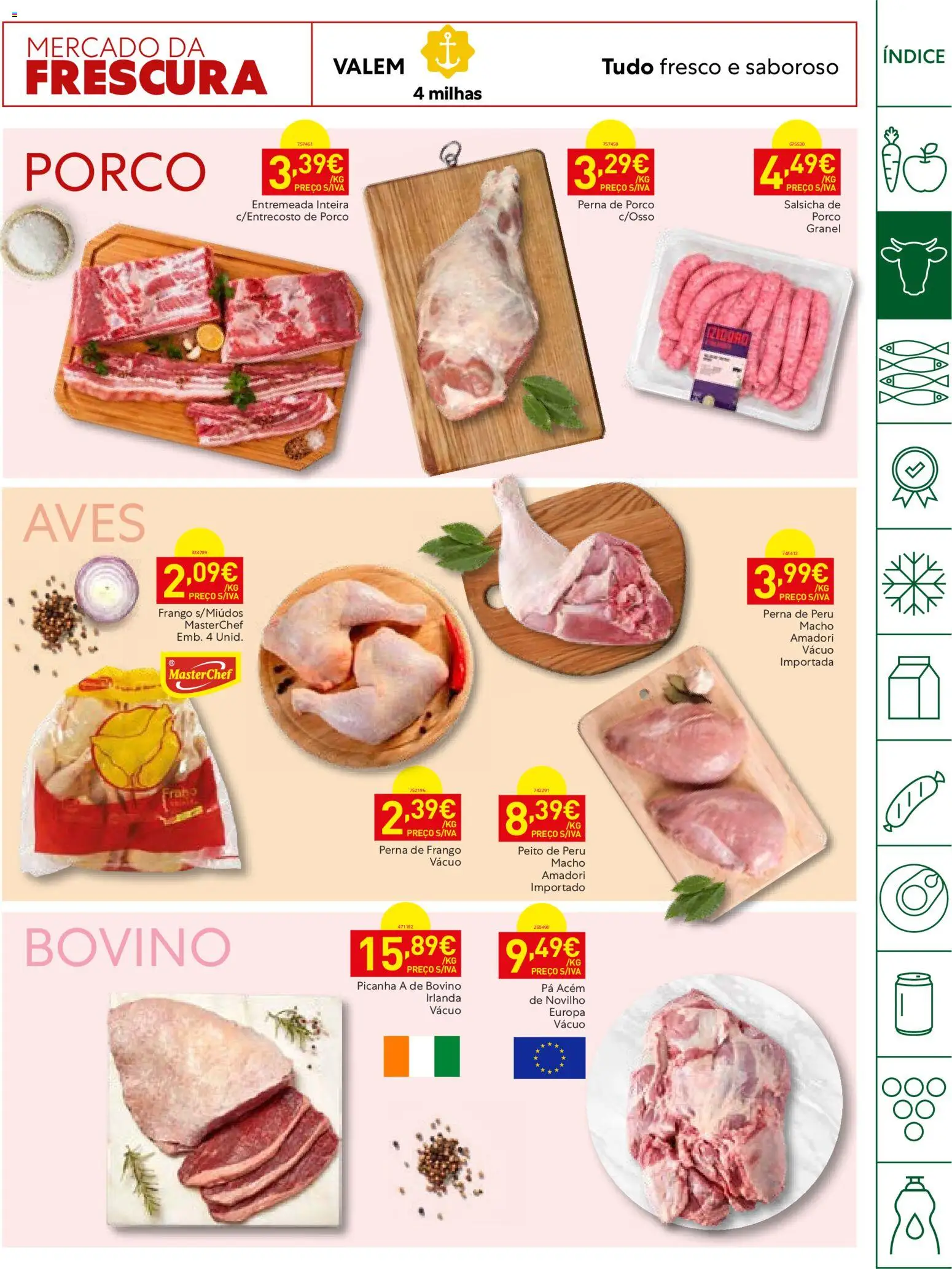 Recheio Horeca │ válido de 22/09/2026 | Página: 5 | Produtos: Peito de peru, Frango, Salsicha, Pá