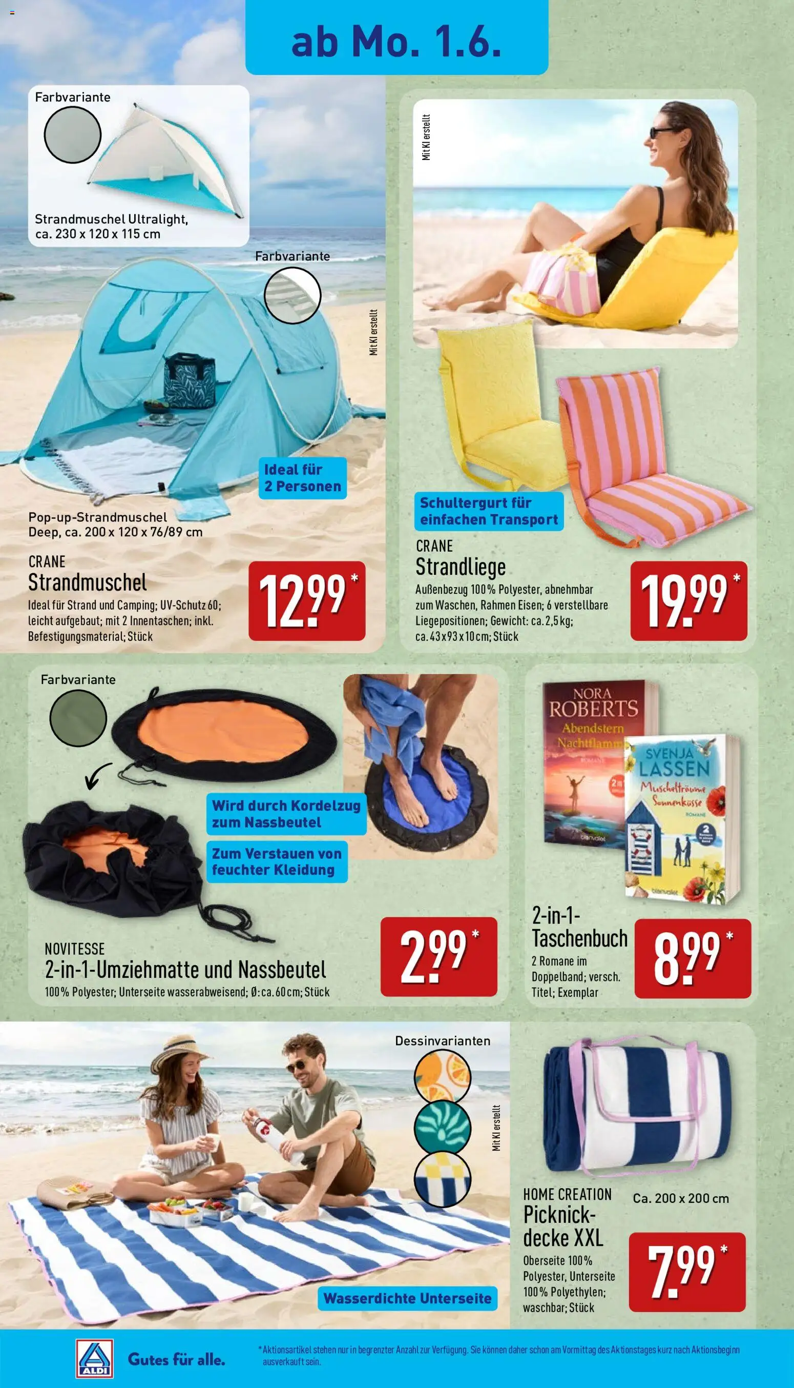 Aldi Ausblick – gültig ab 01.06.2026 | Seite: 4 | Produkte: Gewicht, Decke, Home creation