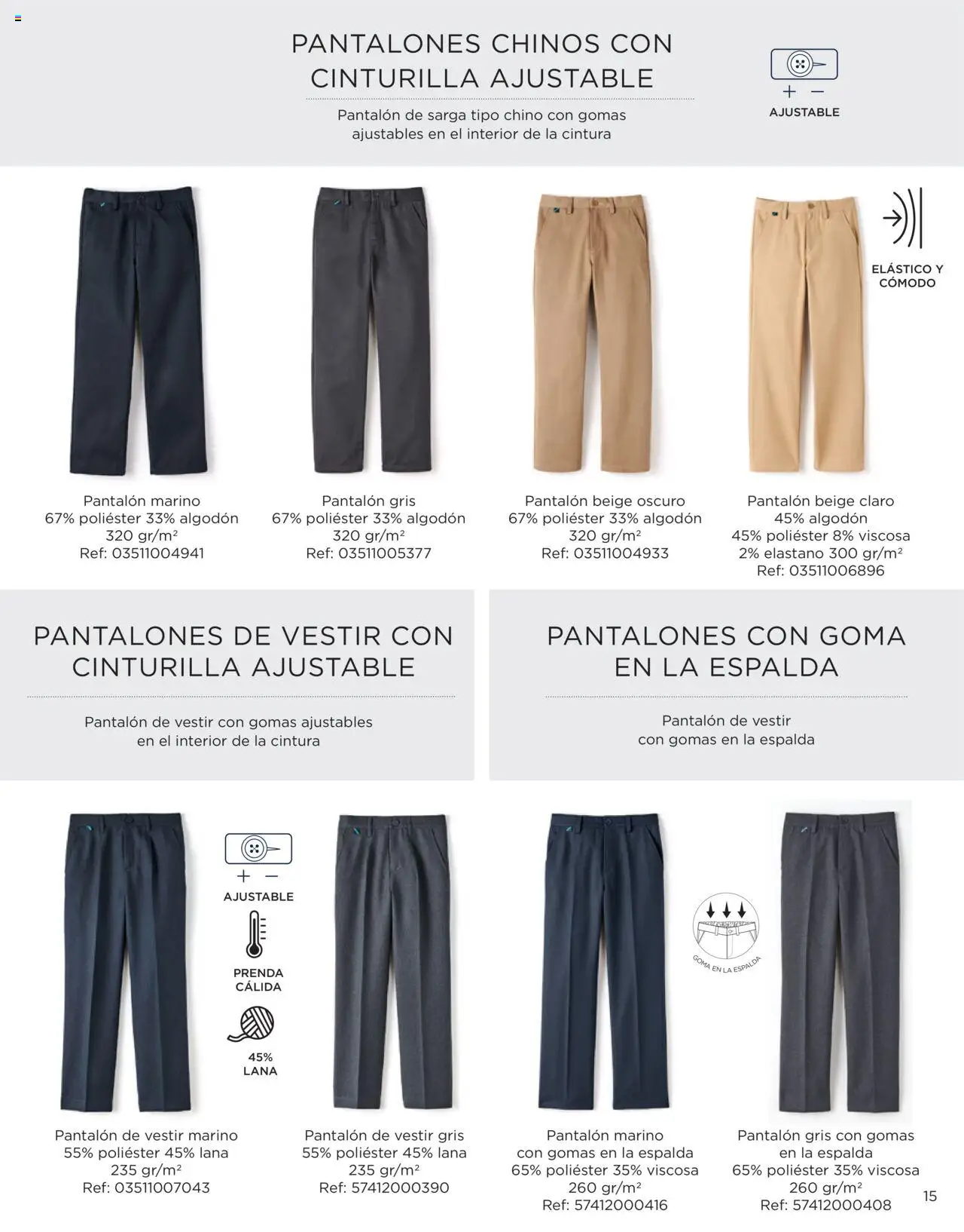 El Corte Inglés Uniformes │ válido desde el 22/04/2025 | Página: 15