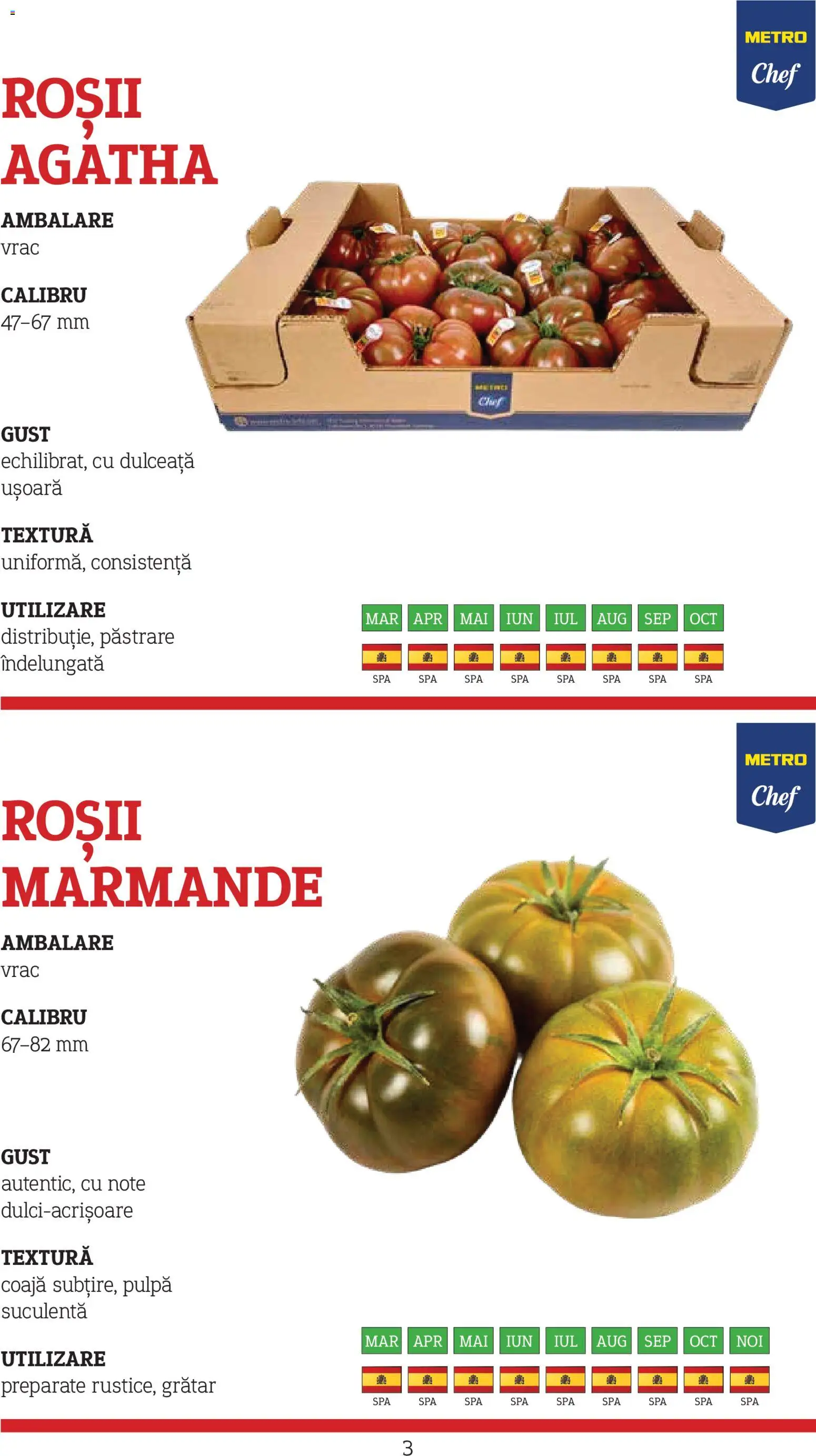 Noul catalog Metro – valabil de la 10.11.2025 | Pagină: 3 | Produse: Grătar, Roșii