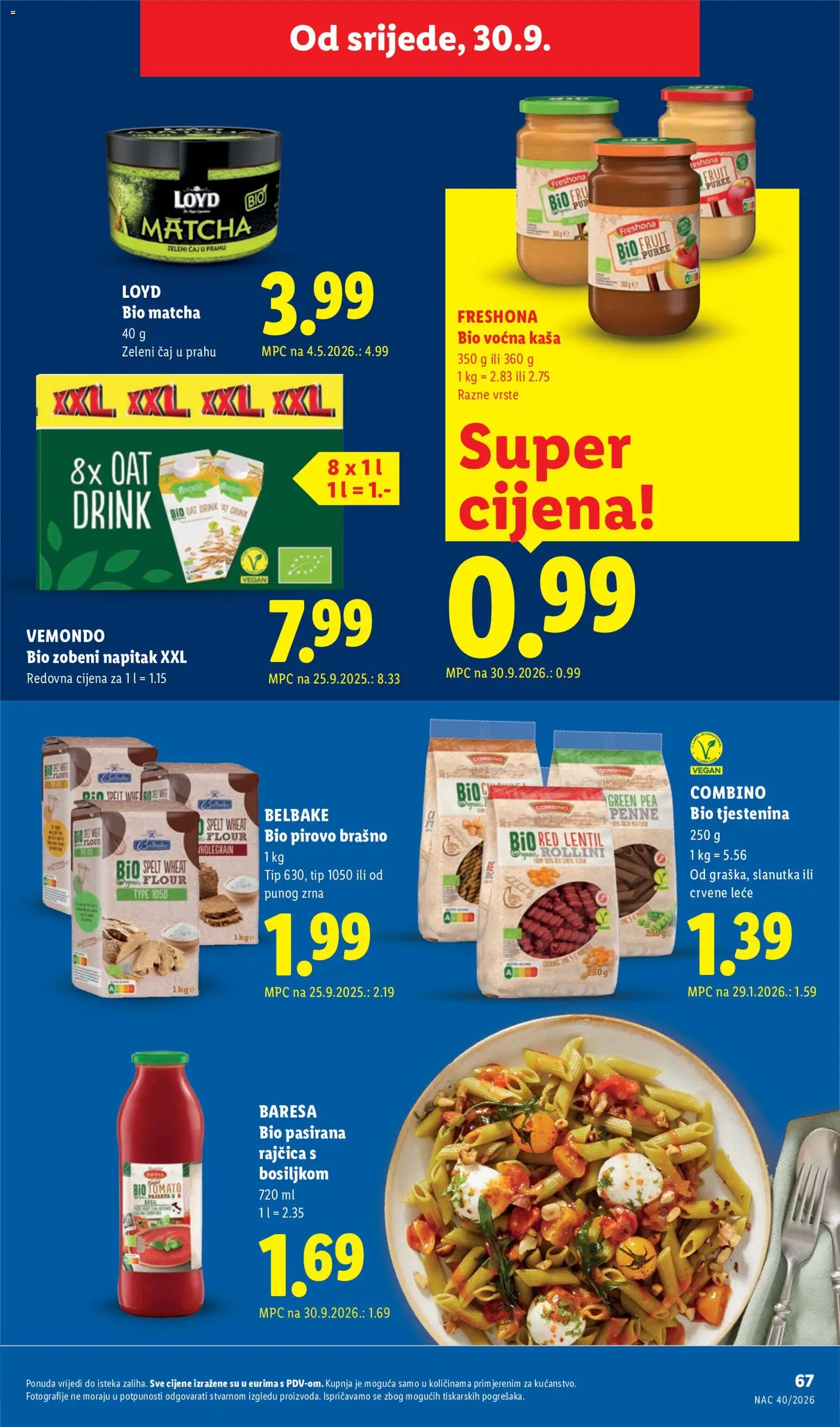 Lidl katalog | vrijedi od 28.09.2026 | Stranica: 67