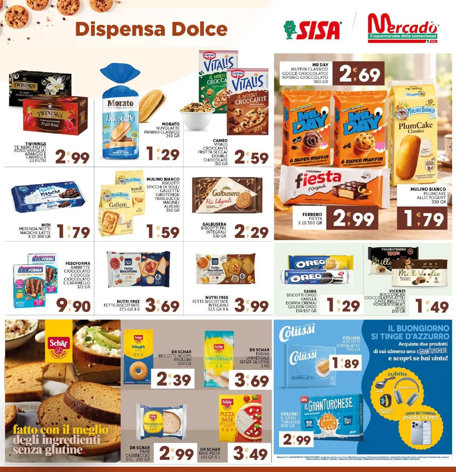 Volantino SISA del 29/10/2026 | Pagina: 13 | Prodotti: Yogurt, Iphone, Cioccolato, Muffin