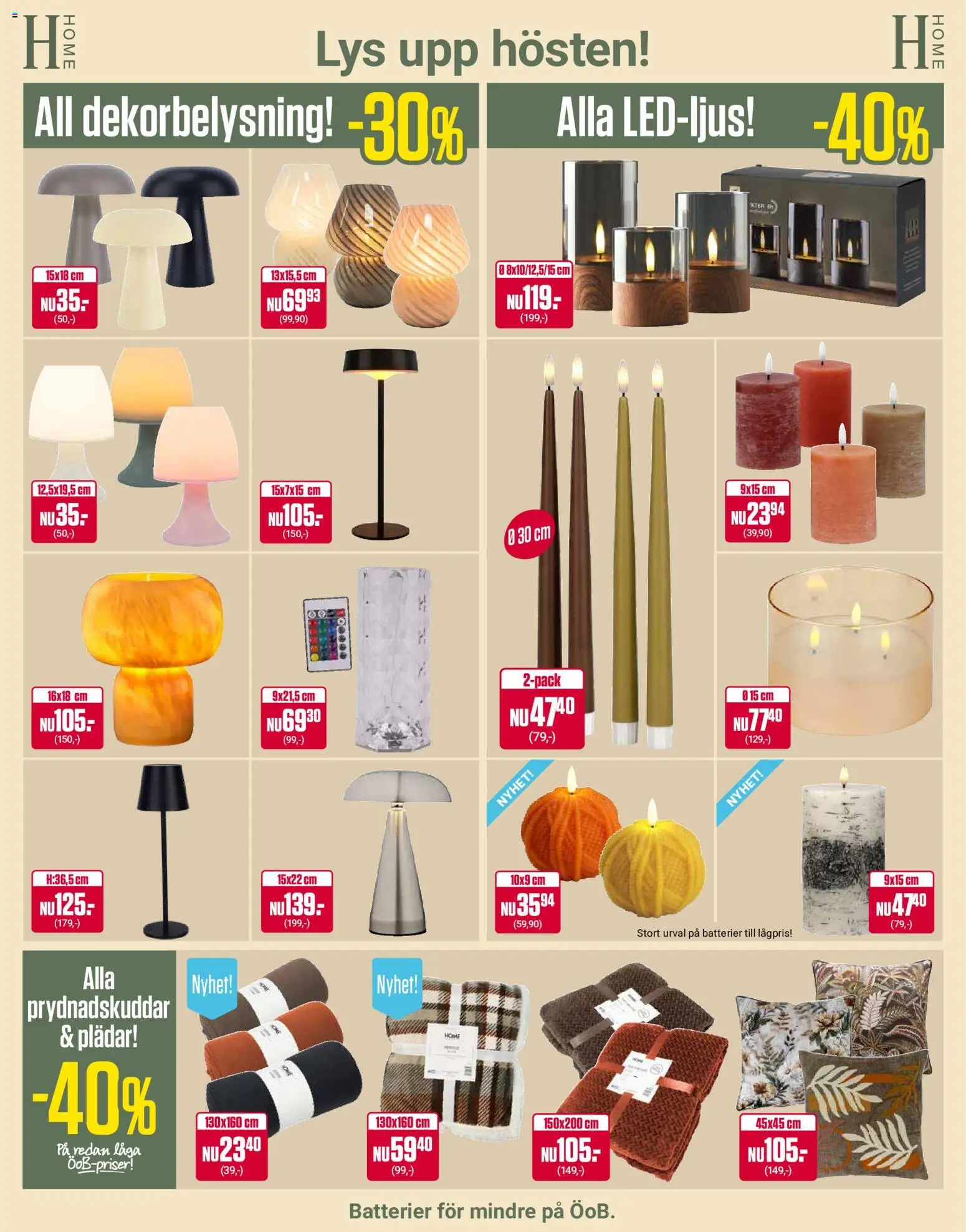 ÖoB reklamblad aktuell från 31/08/2026 | Sida: 8 | Produkter: Batterier, Set, Glass