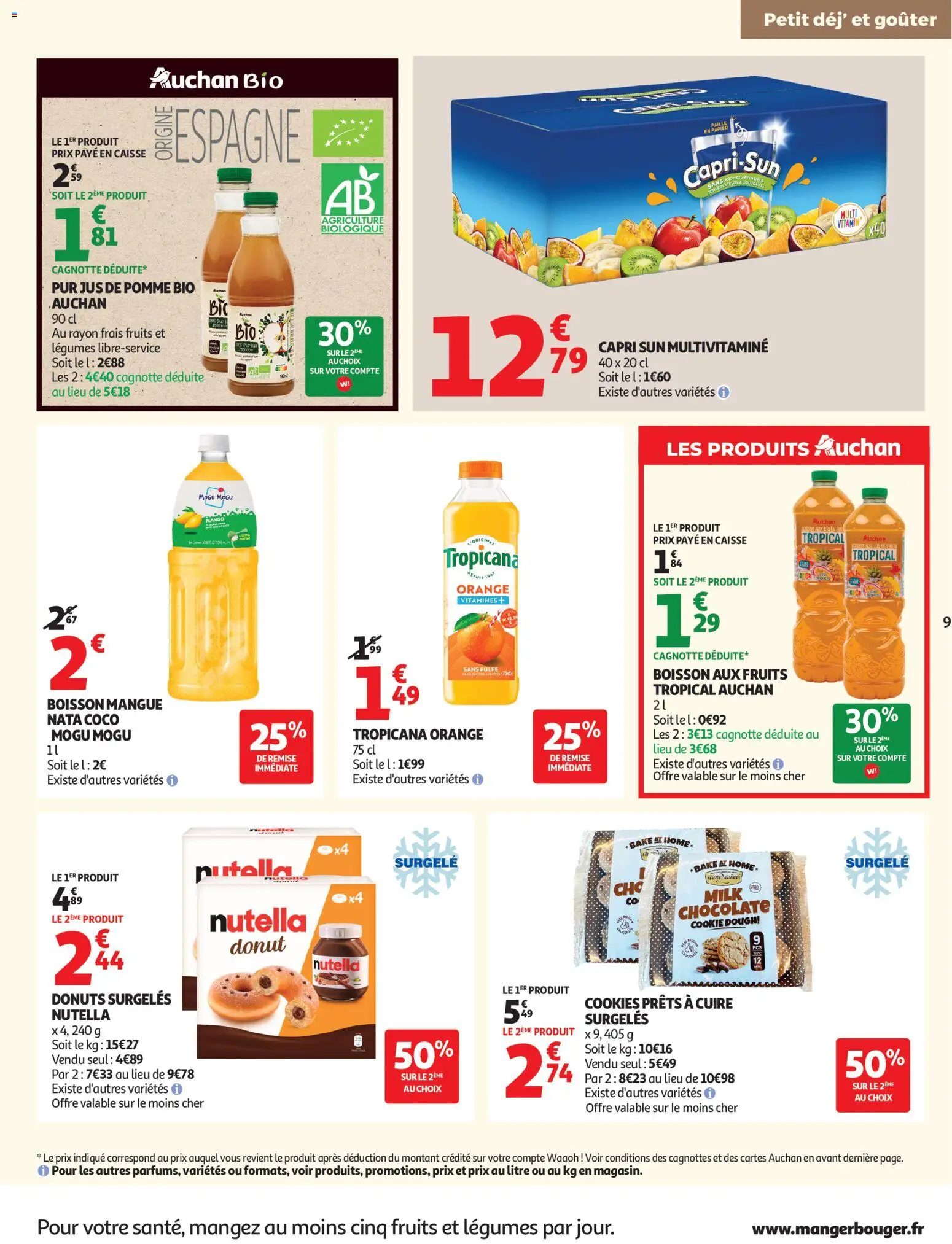 {H1} | Pagina: 9 | Producten: Donuts, Tropicana, Papier, Mango