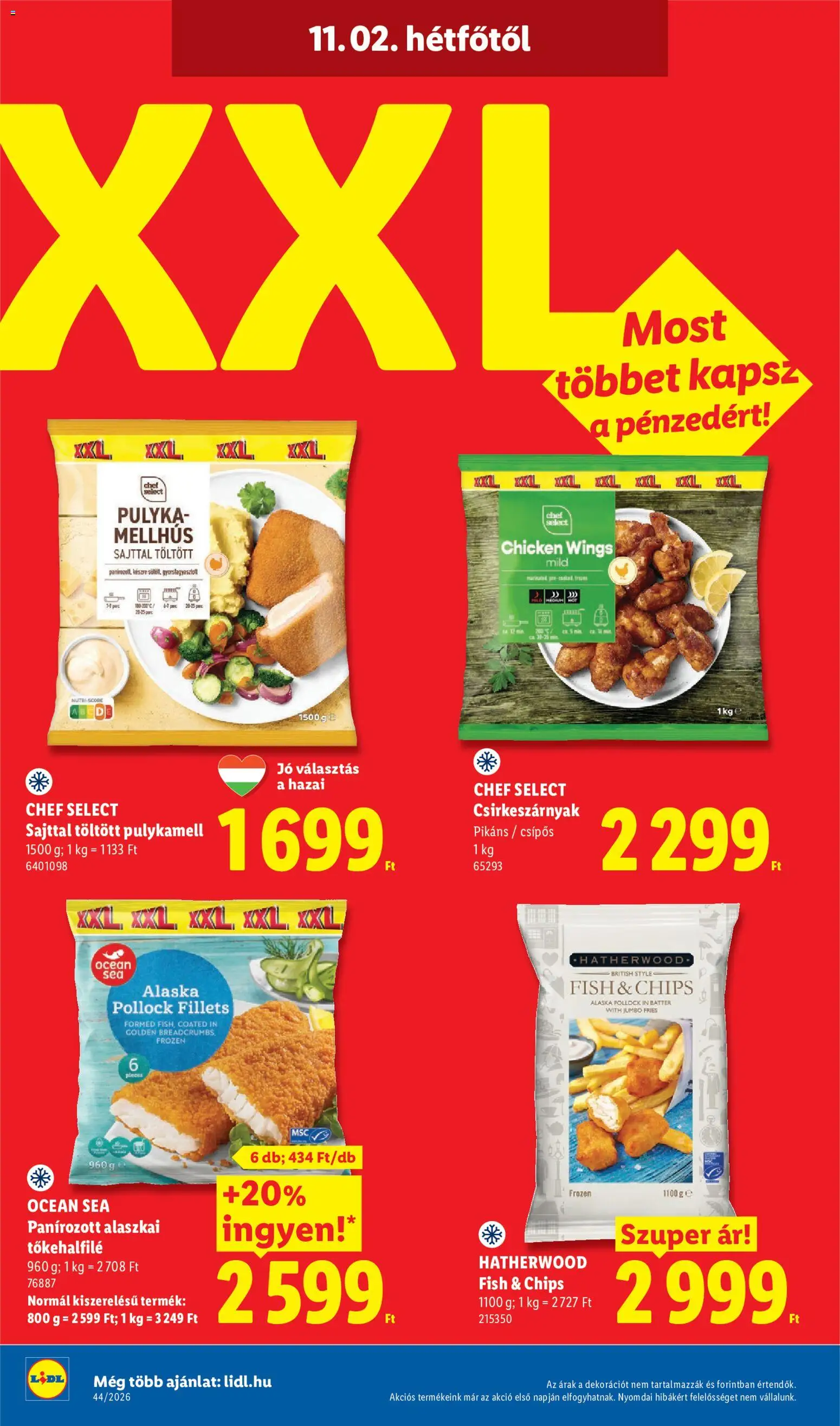 Lidl akciós ujság - amely érvényes a következő dátumtól: 2026.10.29. | Oldal: 62