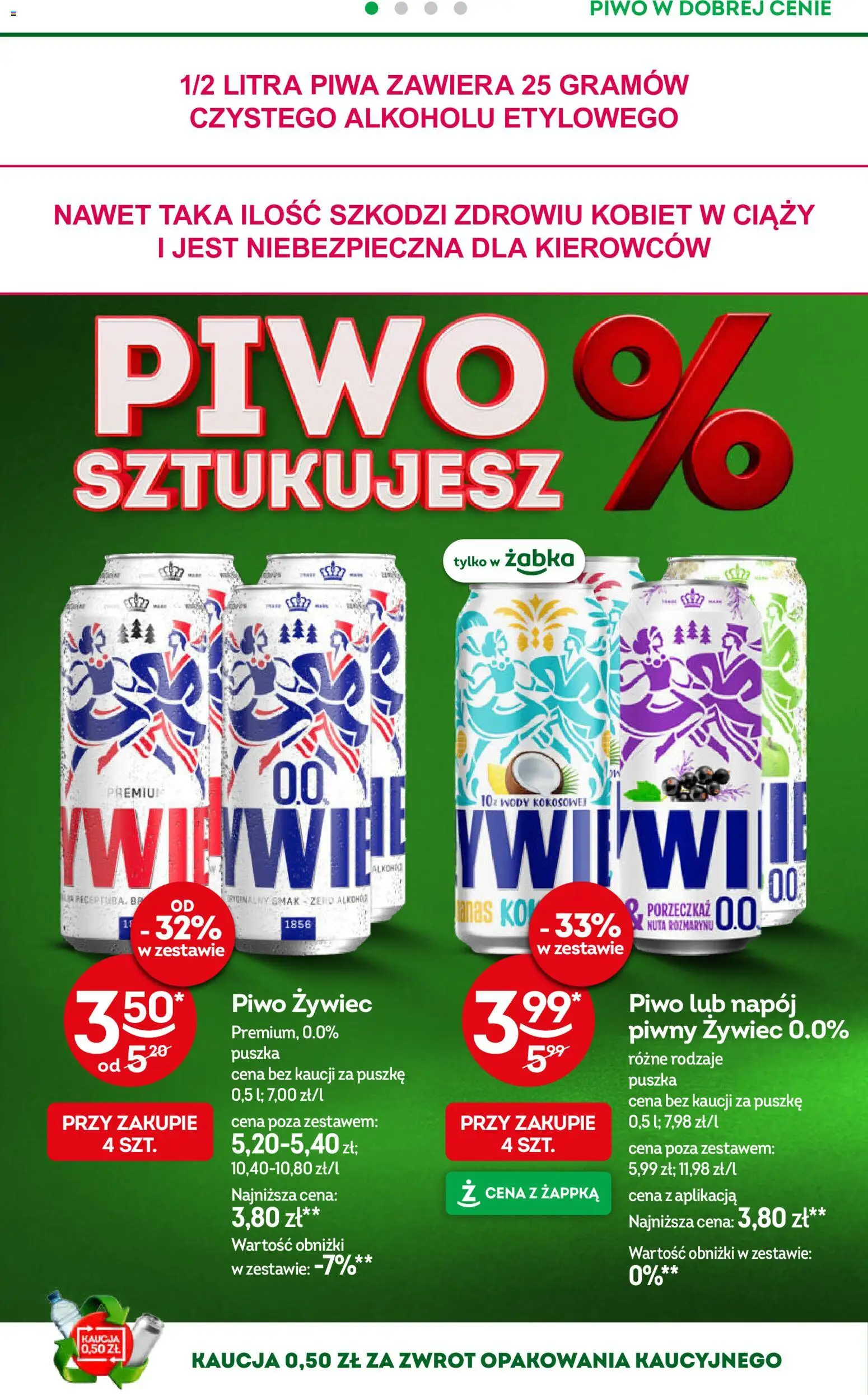 Żabka gazetka od 29.07.2026 | Strona: 43 | Produkty: Piwo