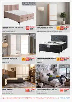 Forma Ideale katalog - pregled Forma Ideale kataloga - važi od 04.05.2026 | Strana: 6 | Proizvode: Ormar, Francuski ležaj