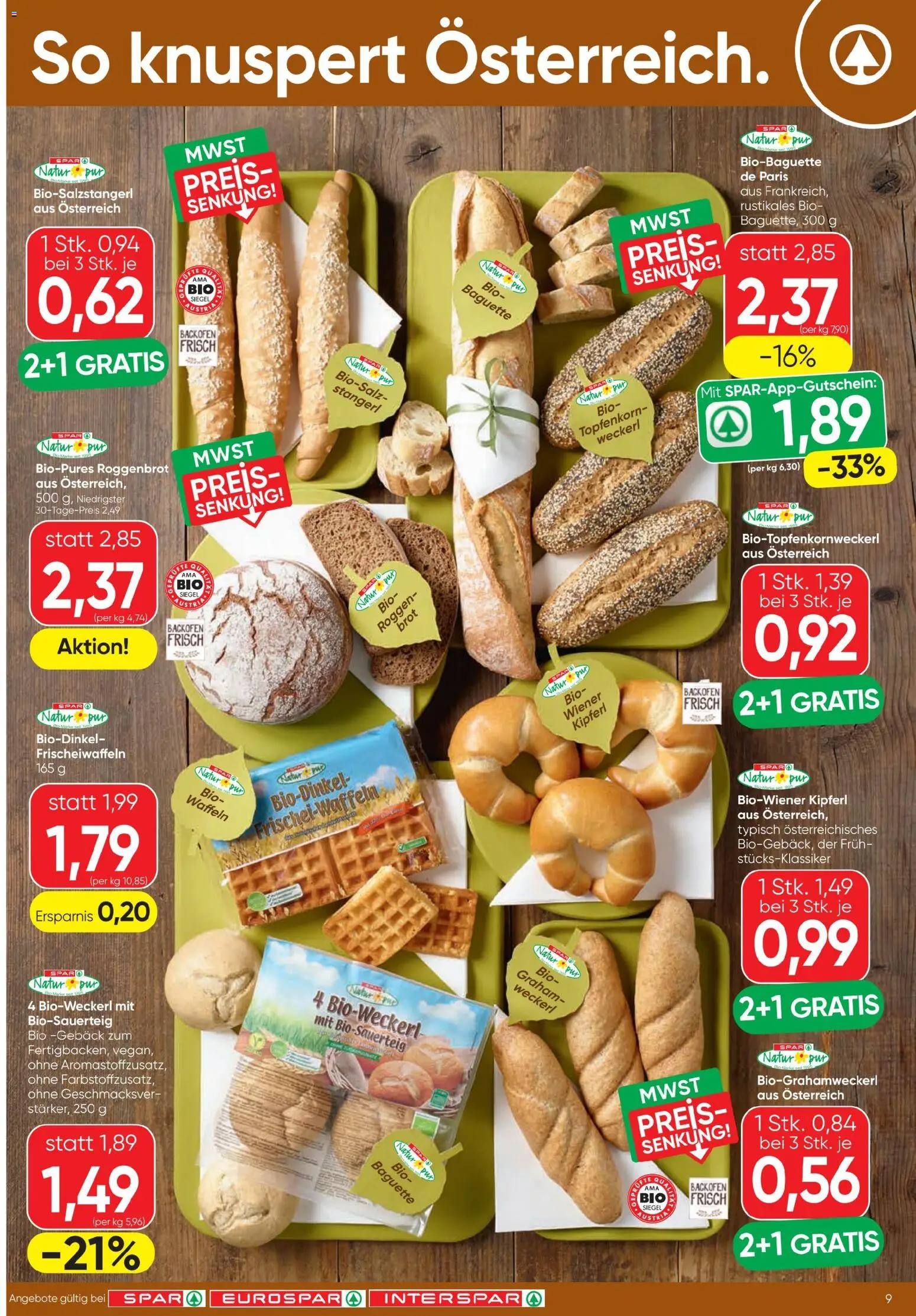 Spar - Flugblatt gültig ab 16.07.2026 | Seite: 9