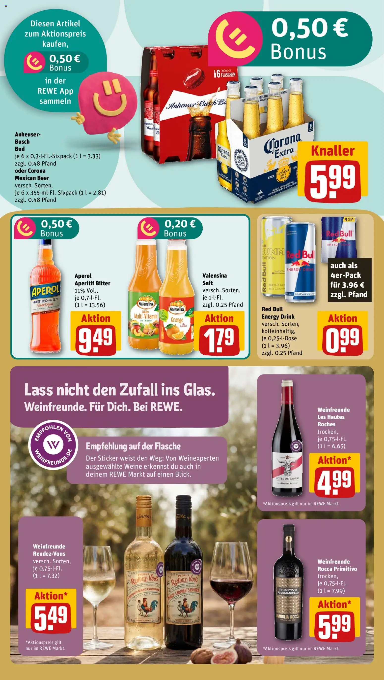 Rewe Prospekt 	 – gültig ab 11.05.2026 | Seite: 14 | Produkte: Red bull, Energy, Valensina, Saft