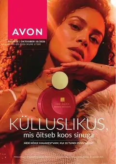 AVON kliendilehe eelvaade alates 01.10.2026