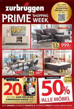 Zurbrüggen Prime Shopping week ab 05.09.2026 gültig