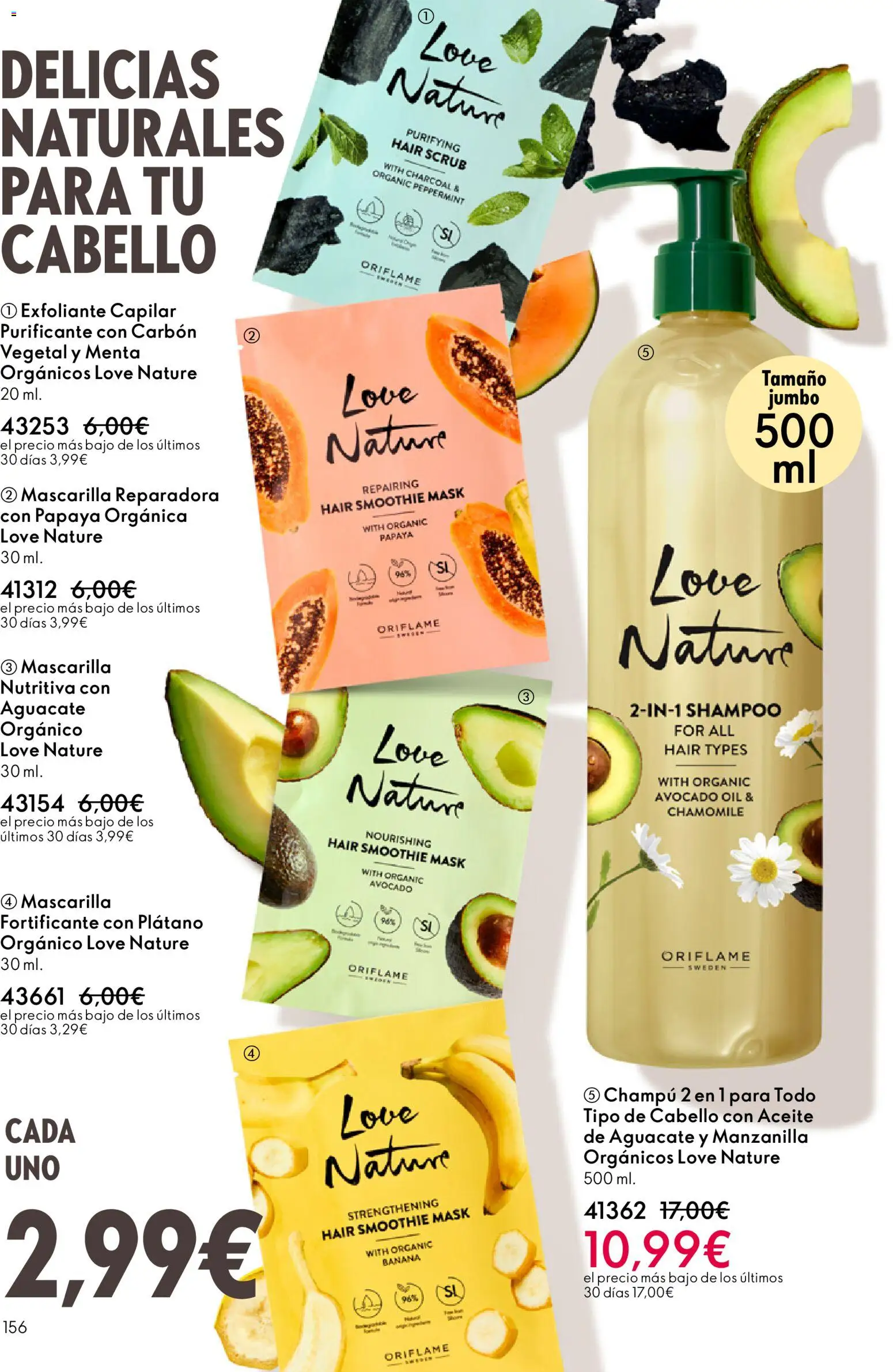 Oriflame - Catálogo Campaña 4 │ válido desde el 11.03.2026 | Página: 156 | Productos: Champú, Κουνουπίδι, Aceite, Γαύρος