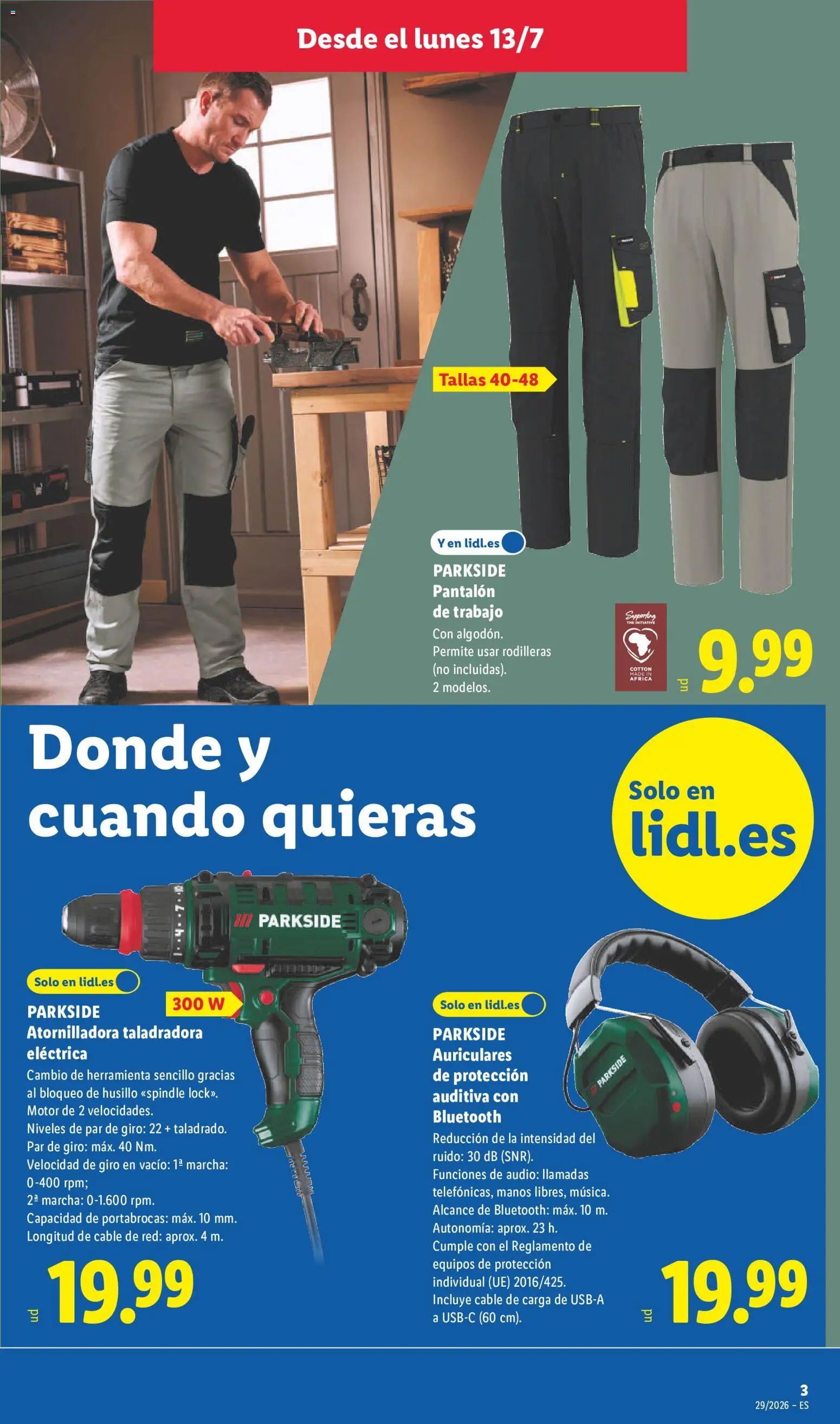 Lidl folleto de bazar │ válido desde el 13/07/2026 | Página: 9