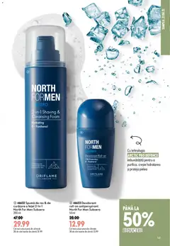 Ofertele Oriflame valabile de la 17.06.2026 | Pagină: 141 | Produse: Spumă de ras, Deodorant, Antiperspirant