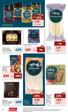 Rimi leidinys galioja nuo 28.04.2026 | Puslapis: 4 | Prekių: Sausainiai, Košė, Pudra, Valgomieji ledai