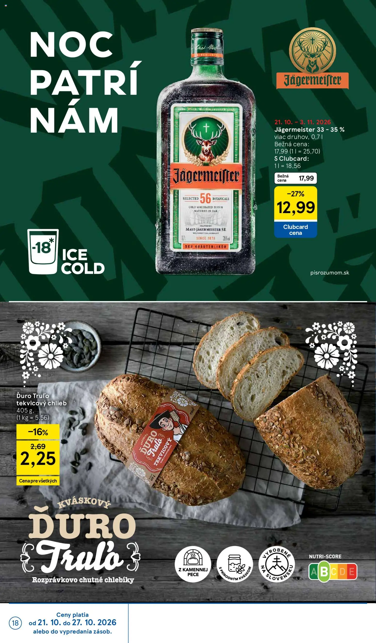 Nové Tesco akcie – leták je platný od 21.10.2026 | Strana: 18