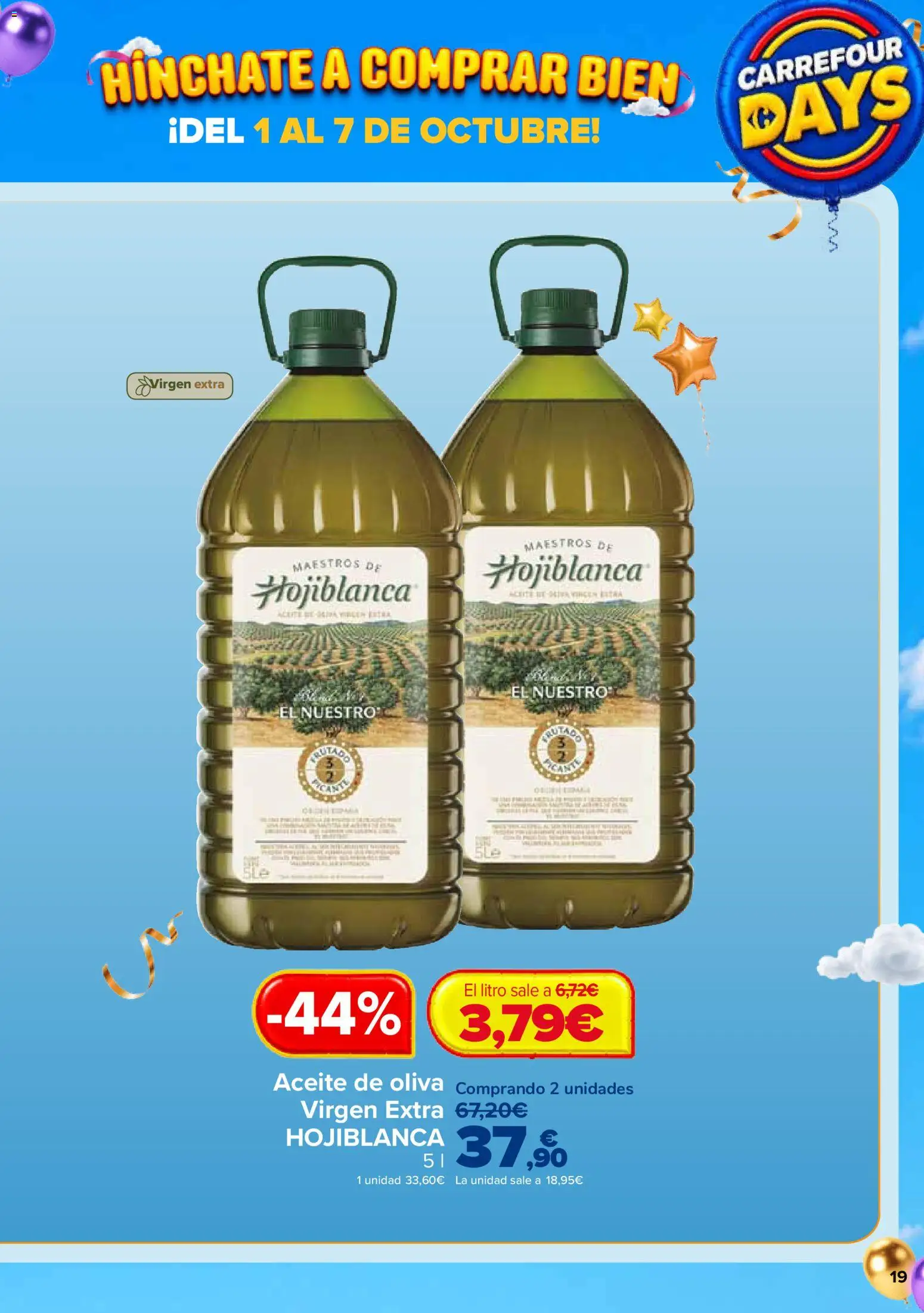 Carrefour Days │ válido desde el 01/10/2026 | Página: 19 | Productos: Aceite, Aceite de oliva, Aceite de oliva virgen extra