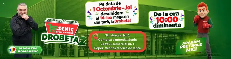 Ofertele Senic valabile de la 01.10.2026