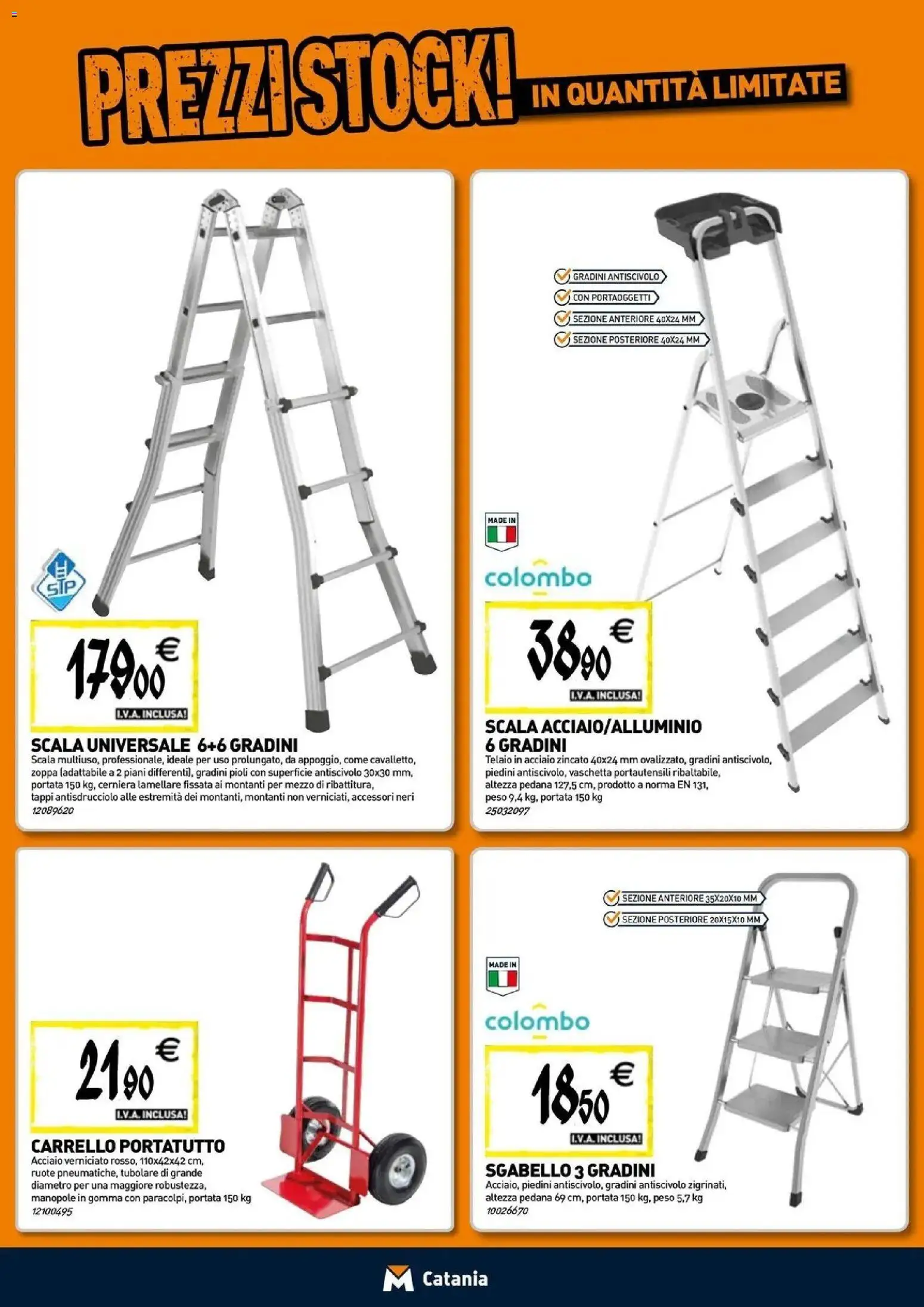 Nuovo TECNOMAT - Straordinari prezzi stock! dal 24/09/2026 > offerte anteprima 🛍️ | Pagina: 17 | Prodotti: Carrello, Sgabello, Scala