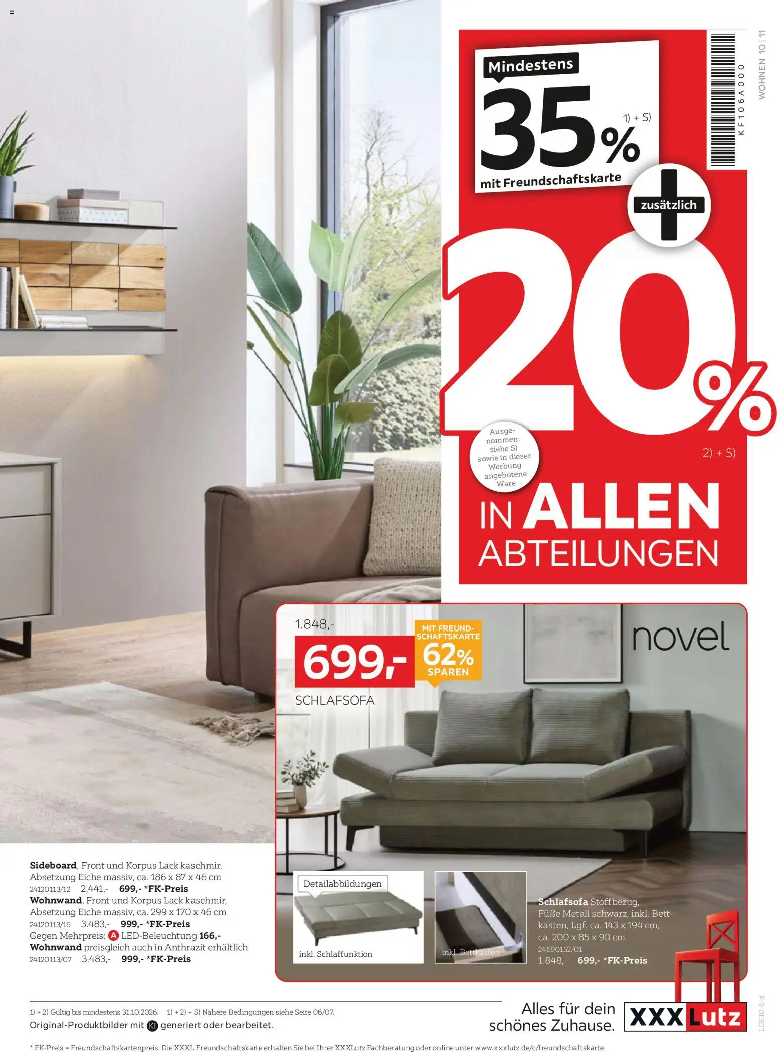 XXXLutz Nr. 1 beim Preis – gültig ab 17.10.2026 | Seite: 11 | Produkte: Topper