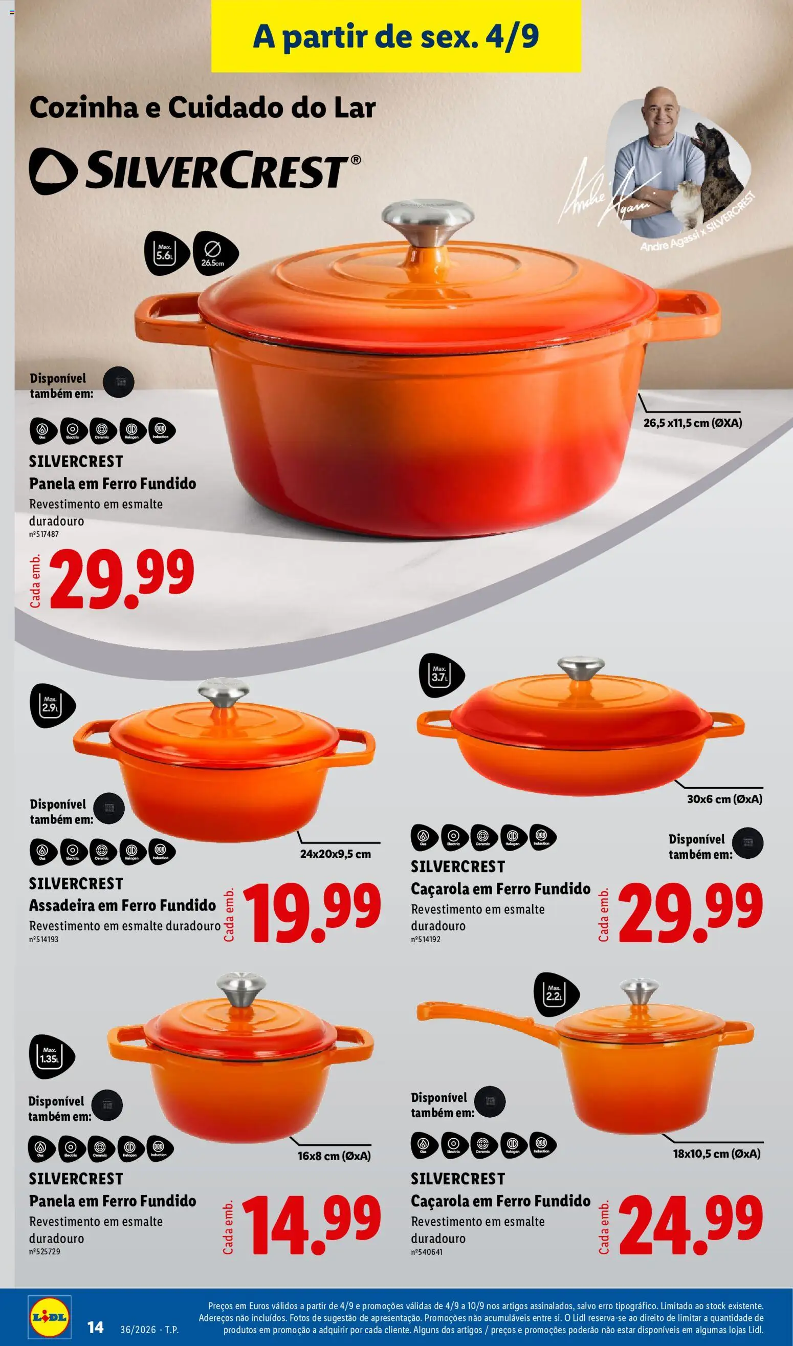 Lidl folheto Fim de Semana │ válido de 04/09/2026 | Página: 16 | Produtos: Ferro, Panela