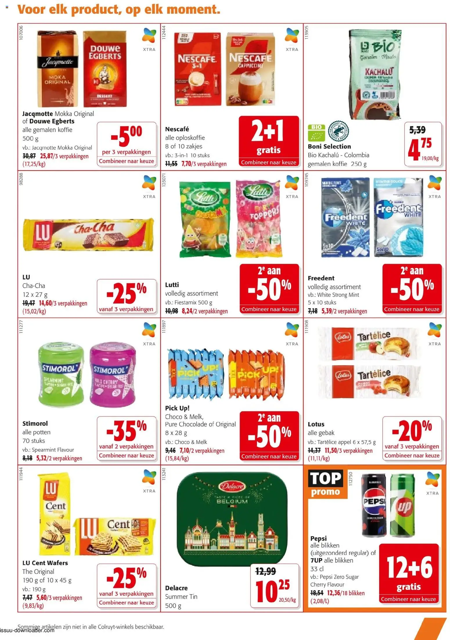 {H1} | Pagina: 5 | Producten: Oploskoffie, Csirkecombfile, Nescafe, Koffie