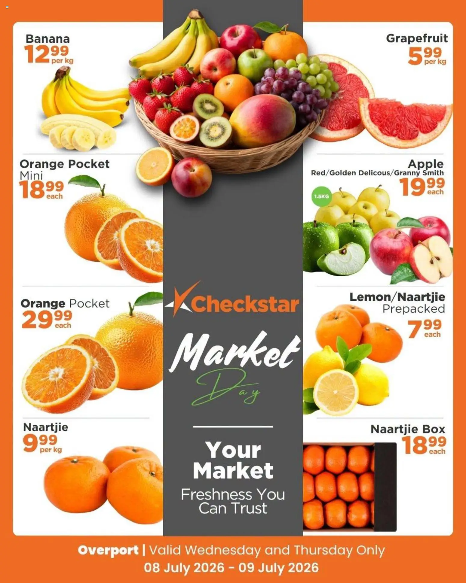 New Check Star catalogue – valid from 08/07/2026 | Page: 1 | Products: Box, Grapefruit