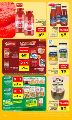 Pogląd oferty "Carrefour gazetka" - ważna od 14.09.2026 | Strona: 40 | Produkty: Przecier pomidorowy, Ogórki kiszone, Ogórki, Majonez