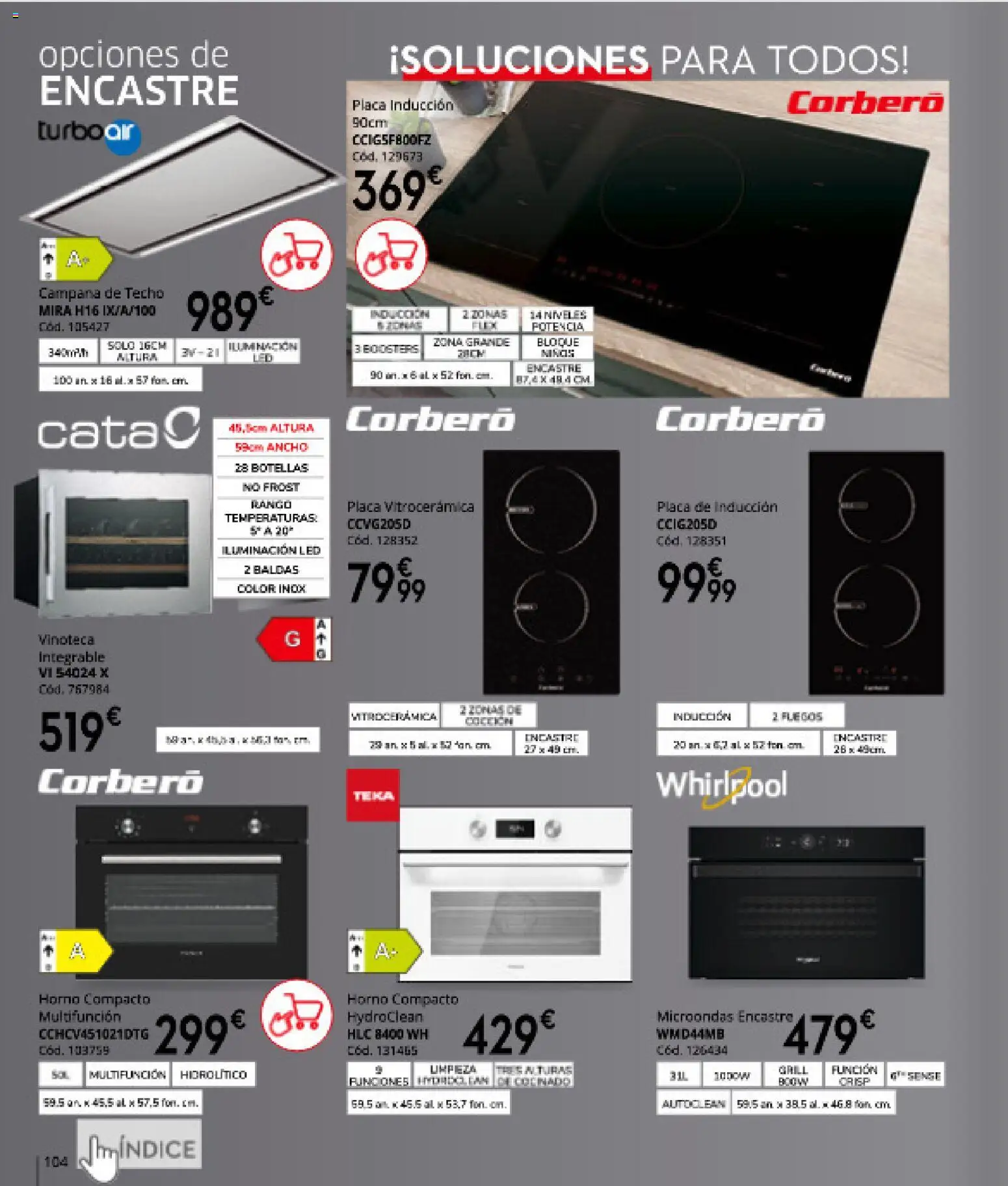 Conforama folleto │ válido desde el 16.04.2026 | Página: 104 | Productos: Horno, Galette de chaise