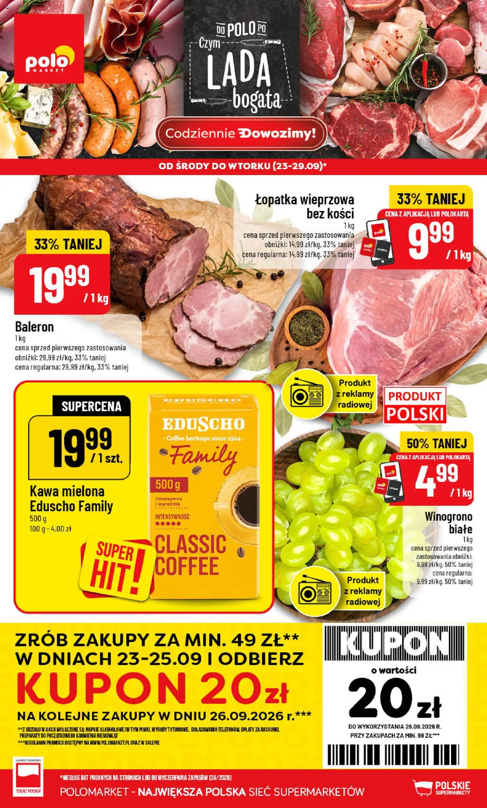 POLOmarket gazetka od 23.09.2026 | Strona: 1