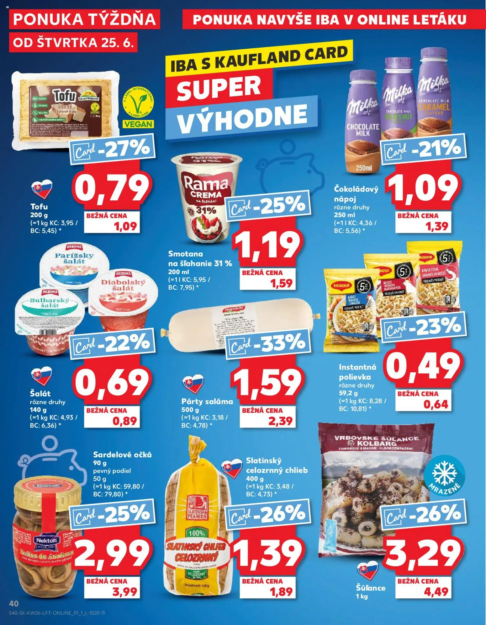 Nové Kaufland akcie – leták je platný od 25.06.2026 | Strana: 40