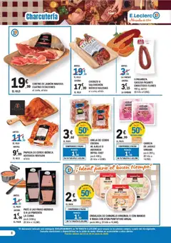 Vista previa E.Leclerc Miranda de Ebro válido desde el 23/06/2026 | Página: 8 | Productos: Jamón, Cerdo, Ensalada, Longaniza