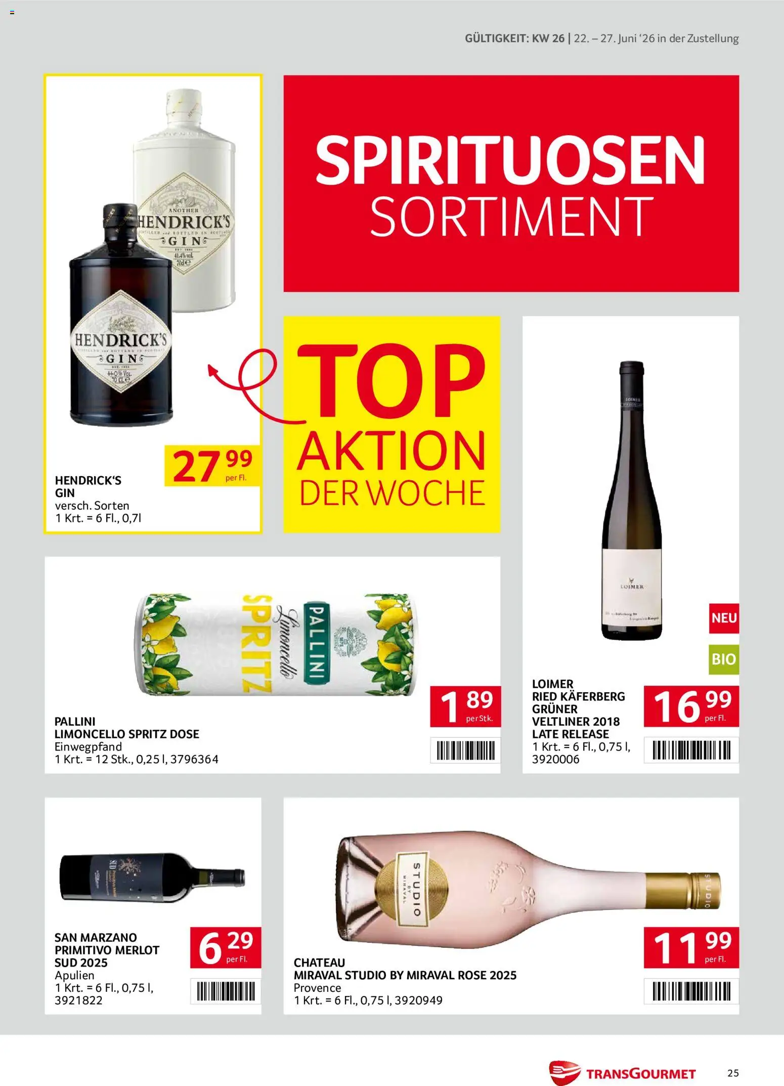 Transgourmet - Broschüre gültig ab 22.06.2026 | Seite: 25