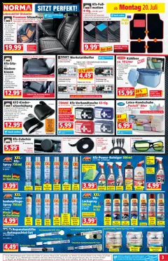 Norma Flugblatt ab 20.07.2026 gültig | Seite: 3 | Produkte: Smartphone, Kissen, Box, Shampoo