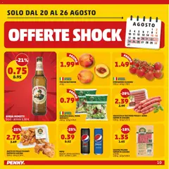 Anteprima del volantino BIRRA MORETTI, BIRRA MORETTI 50 cl - al litro 1,50 € valido a partire dal 13/08/2026 | Pagina: 10