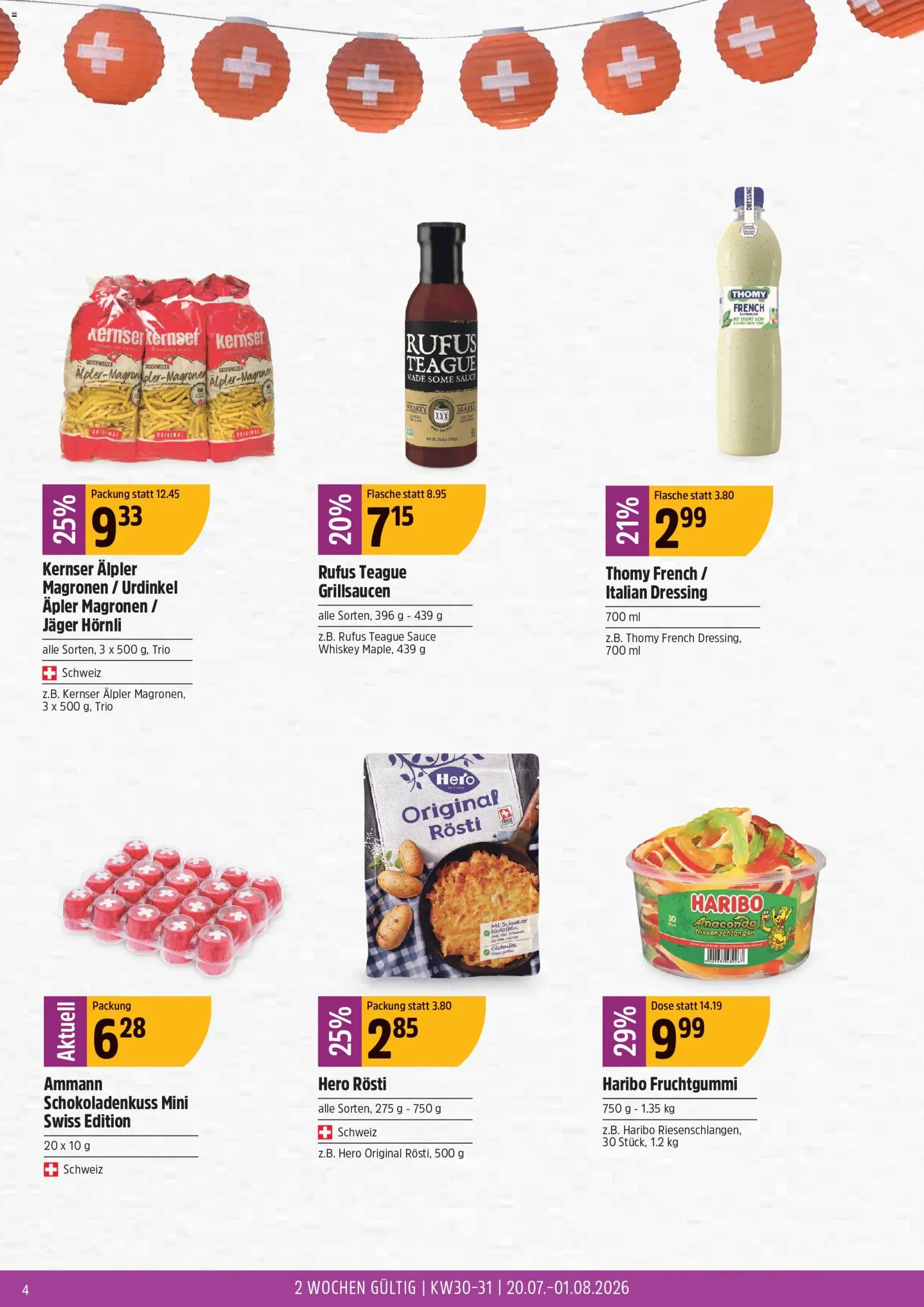 TopCC aktionen 1.August-Feier – gültig ab 20.07.2026 | Seite: 4 | Produkte: Dressing, Whiskey