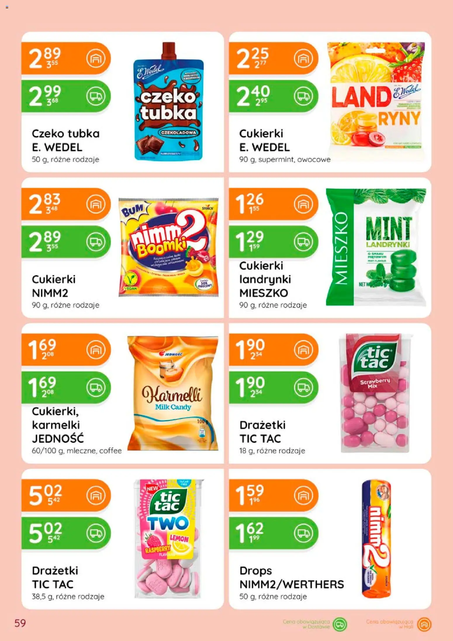 Eurocash gazetka od 28.05.2026 | Strona: 59 | Produkty: Czekoladowa, Cukierki