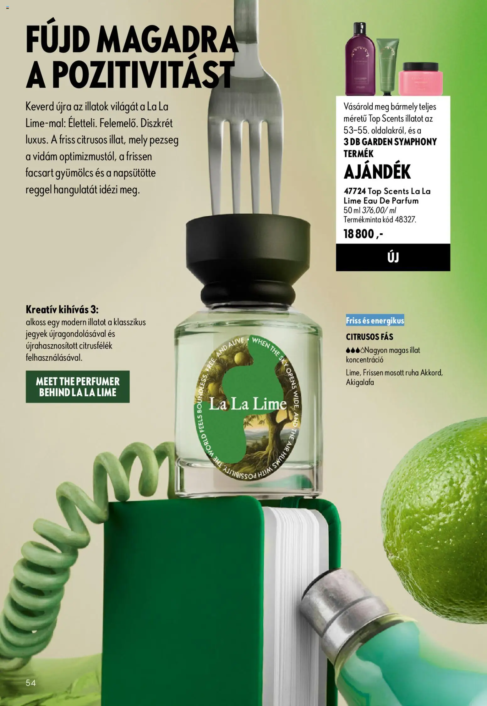 Oriflame akciós ujság - amely érvényes a következő dátumtól: 2026.08.19. | Oldal: 54 | Termékek: Lime, Gyümölcs, Parfüm, Ruha