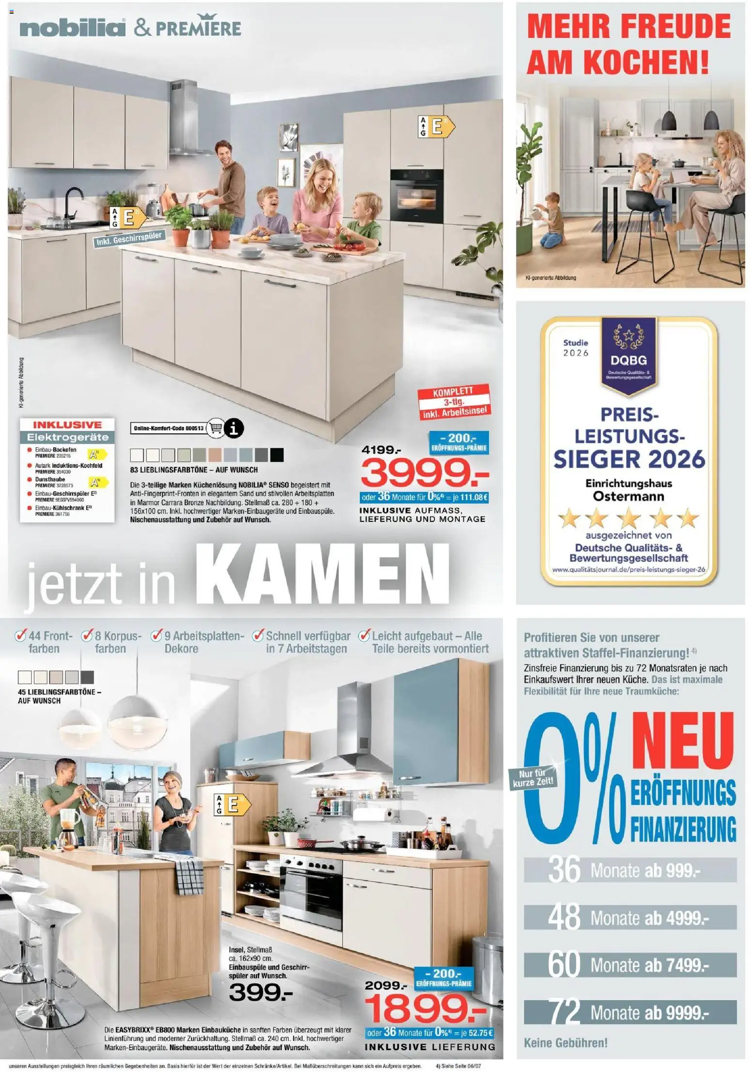Ostermann Prospekt – gültig ab 31.10.2026 | Seite: 11 | Produkte: Geschirrspüler, Einbauküche
