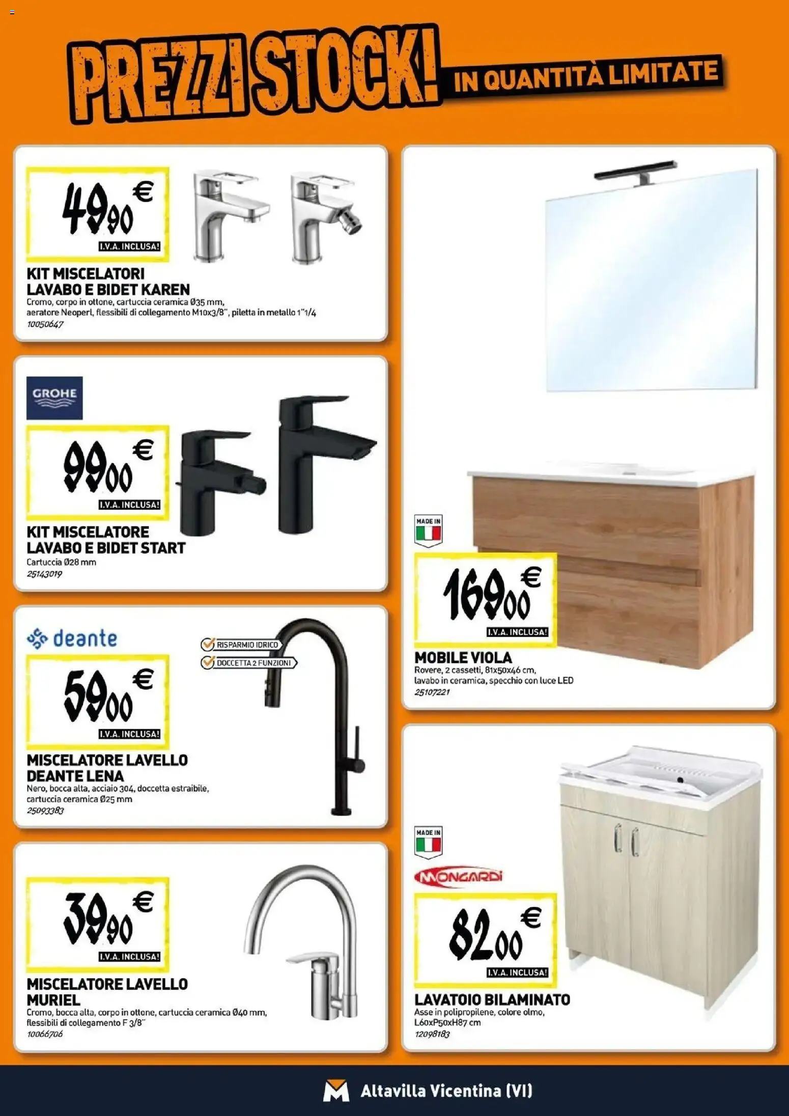 Nuovo TECNOMAT catalogo Altavilla Vicentina dal 27/08/2026 > offerte anteprima 🛍️ | Pagina: 5 | Prodotti: Mobile, Lavello, Miscelatore, Luce LED