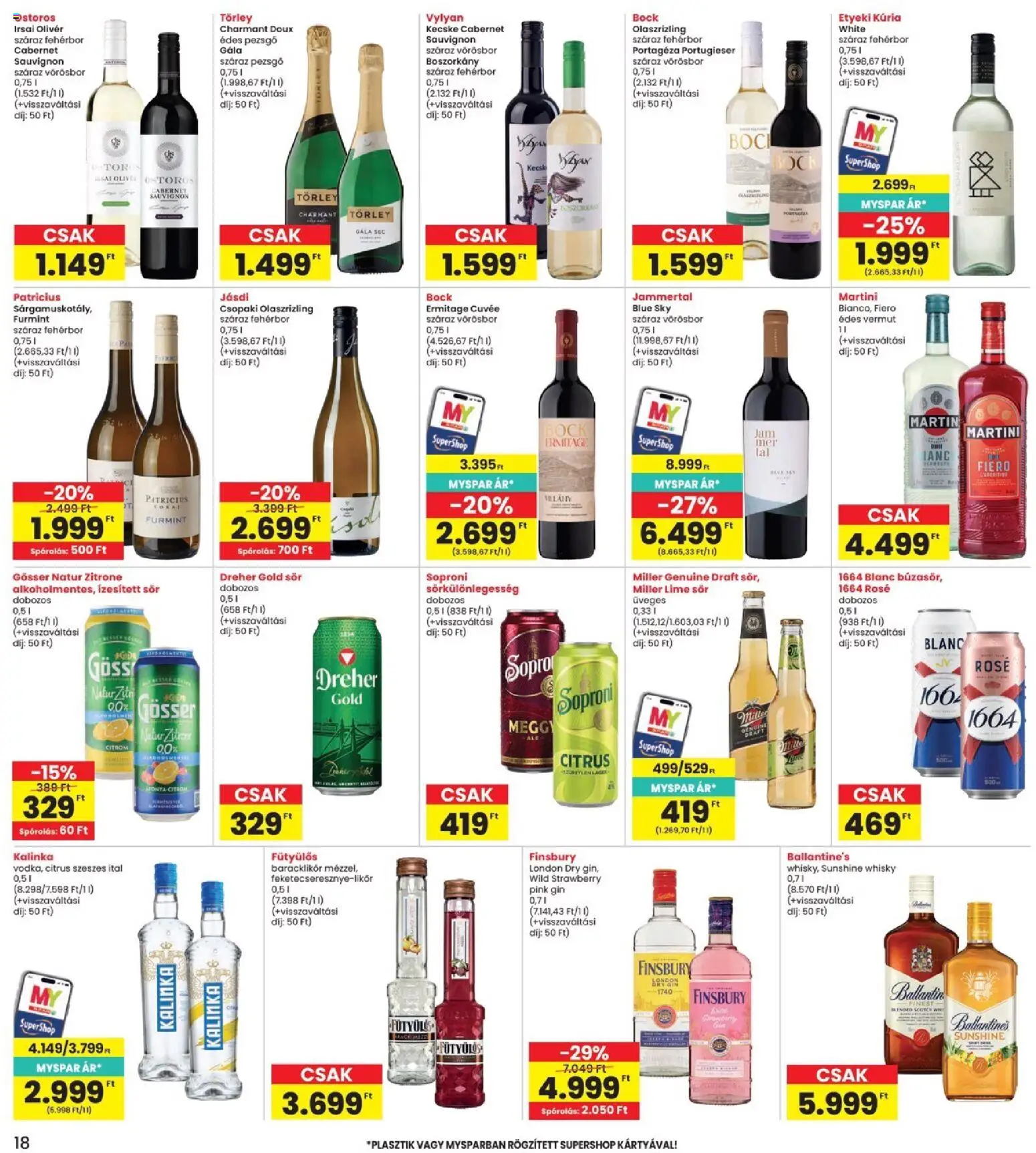 Interspar akciós ujság - amely érvényes a következő dátumtól: 2026.09.10. | Oldal: 18