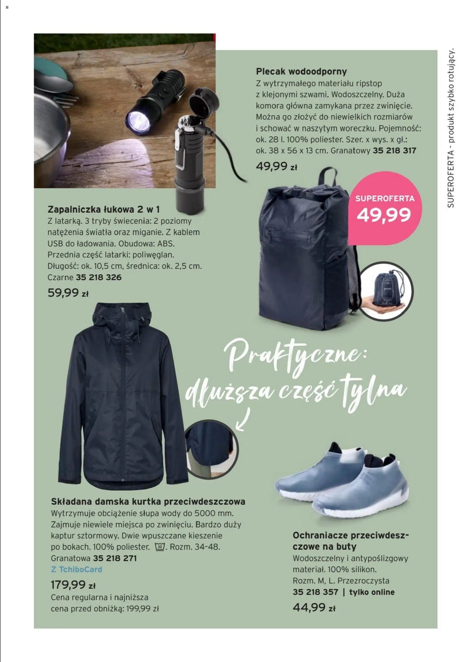 Tchibo promocje od 19.05.2026 | Strona: 8 | Produkty: Kurtka, Buty, Plecak, USB
